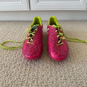 Adidas Predator LZ pink soccer cleats